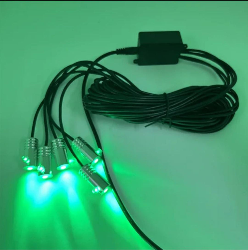 Tira LED multicolor para auto - instalación